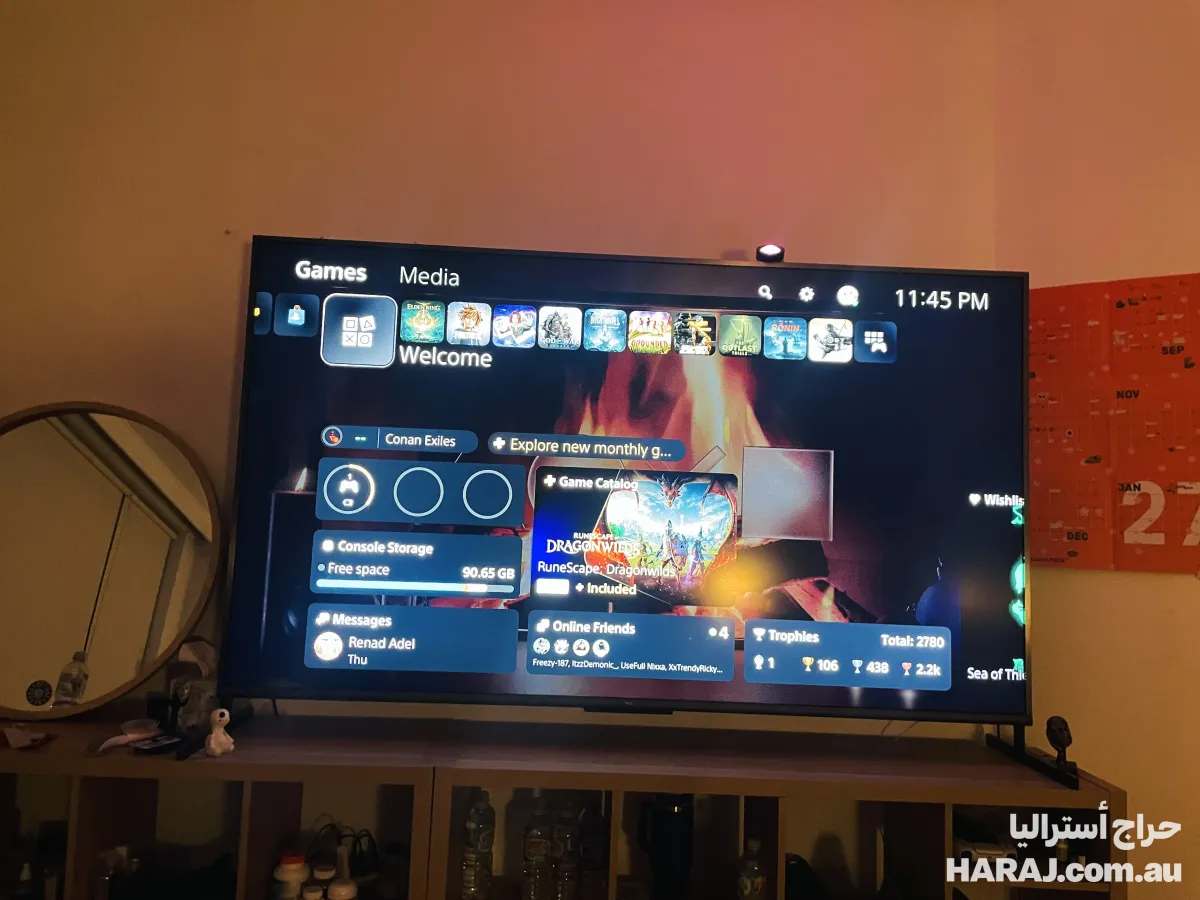 TCL 85” 4K Smart TV – Like New | PS5 Gaming + Voice Control
